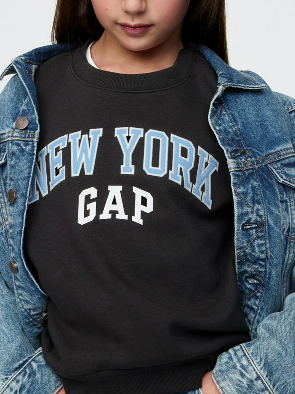 GAP Hanorac oversize pentru copii cu logo GAP