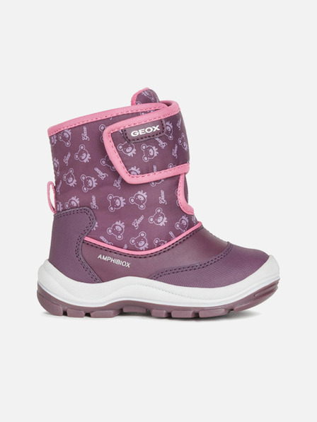 Geox Botine Geox Flanfil roz pentru fete ABX
