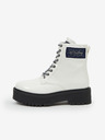 Lee Cooper Botine cu platformă Lee Cooper albe, de damă