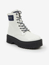 Lee Cooper Botine cu platformă Lee Cooper albe, de damă