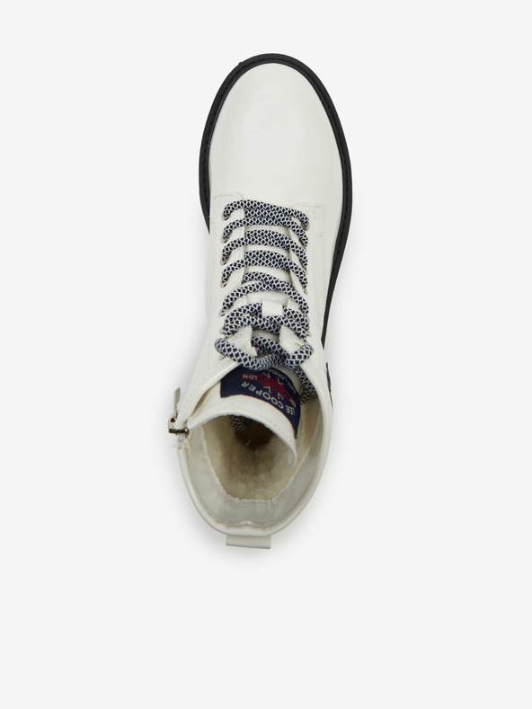 Lee Cooper Botine cu platformă Lee Cooper albe, de damă