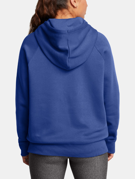 Under Armour Hanorac Under Armour Rival Fleece Wordmark pentru femei-BLU