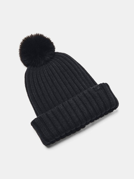 Under Armour Tricou Under Armour W Halftime Pom Beanie-BLK pentru femei