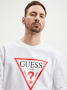 Guess Hanorac alb Guess Audley pentru bărbați