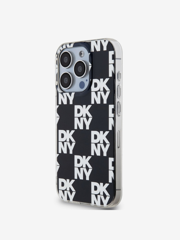 DKNY PC/TPU Checkered Pattern Back Cover pentru iPhone 14 Pro Max negru DKNY