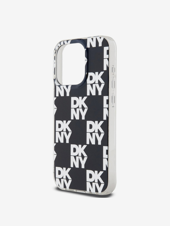 DKNY PC/TPU Checkered Pattern Back Cover pentru iPhone 14 Pro Max negru DKNY
