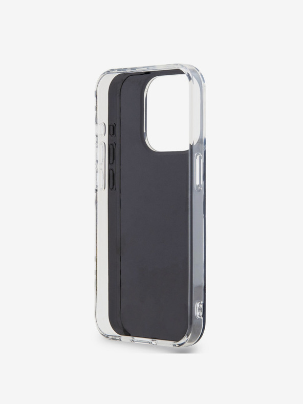 DKNY PC/TPU Checkered Pattern Back Cover pentru iPhone 15 Pro Max negru DKNY