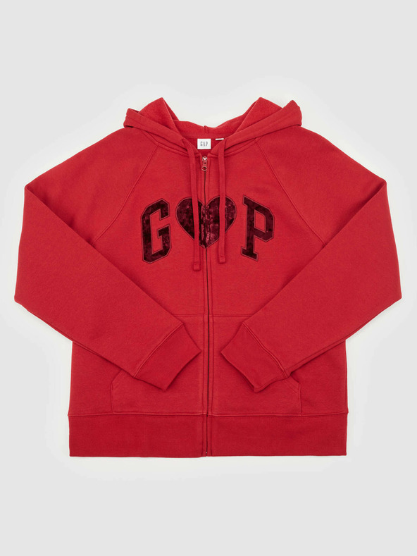 GAP Hanorac cu fermoar și logo GAP