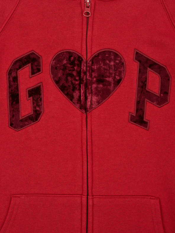 GAP Hanorac cu fermoar și logo GAP