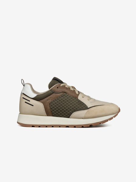 Geox Adidași Geox Partenio verzi și crem, bărbați