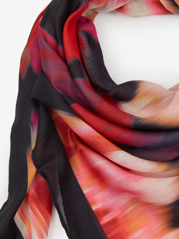 Orsay Eșarfă roșie cu model pentru femei ORSAY