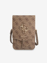 Guess Geantă pentru telefon Guess PU 4G Metal Logo maro