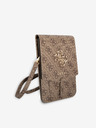 Guess Geantă pentru telefon Guess PU 4G Metal Logo maro