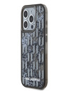 Karl Lagerfeld Liquid Glitter Monogram Gradient Back Cover pentru iPhone 15 Pro Max negru Karl Lagerfeld