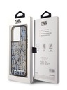 Karl Lagerfeld Liquid Glitter Monogram Gradient Back Cover pentru iPhone 15 Pro Max negru Karl Lagerfeld