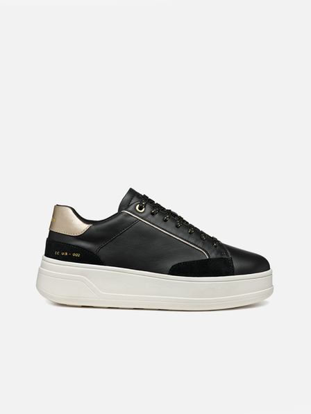 Geox Adidași negri pentru femei Geox Spherica ECUB-2