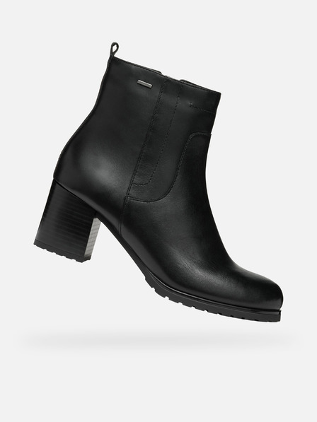 Geox Cizme de gleznă negre pentru femei Geox New Lise Abx
