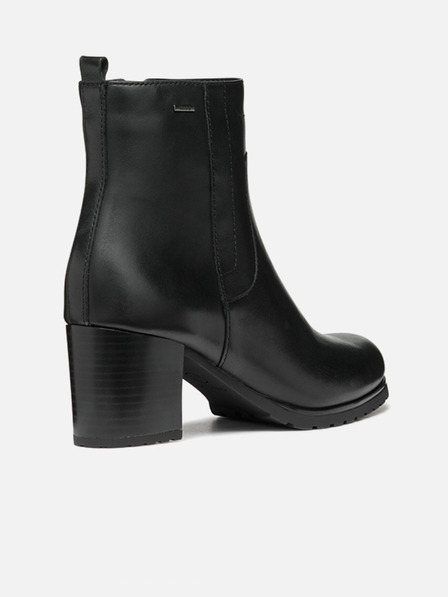 Geox Cizme de gleznă negre pentru femei Geox New Lise Abx