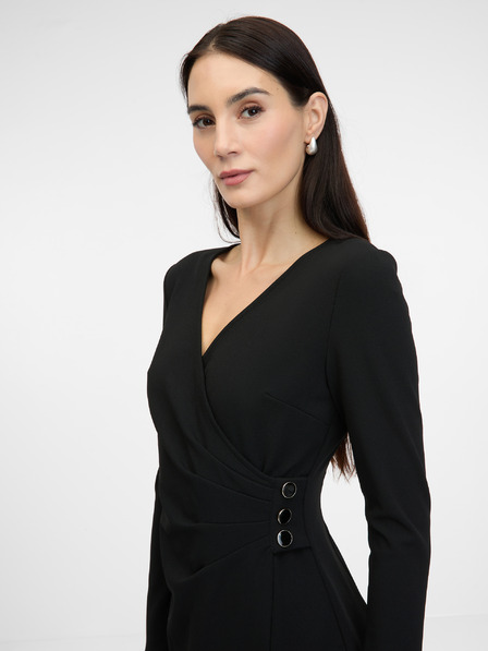 Orsay Rochie neagră până la genunchi, pentru femei ORSAY