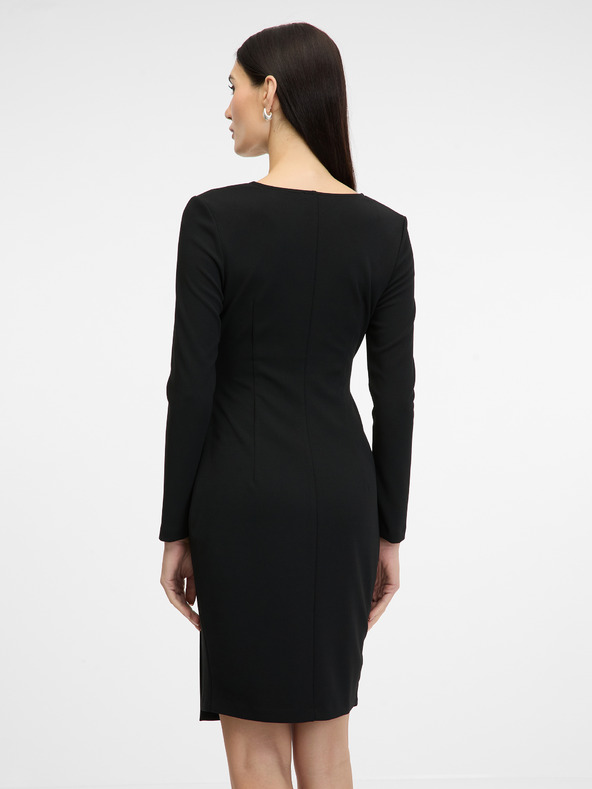 Orsay Rochie neagră până la genunchi, pentru femei ORSAY