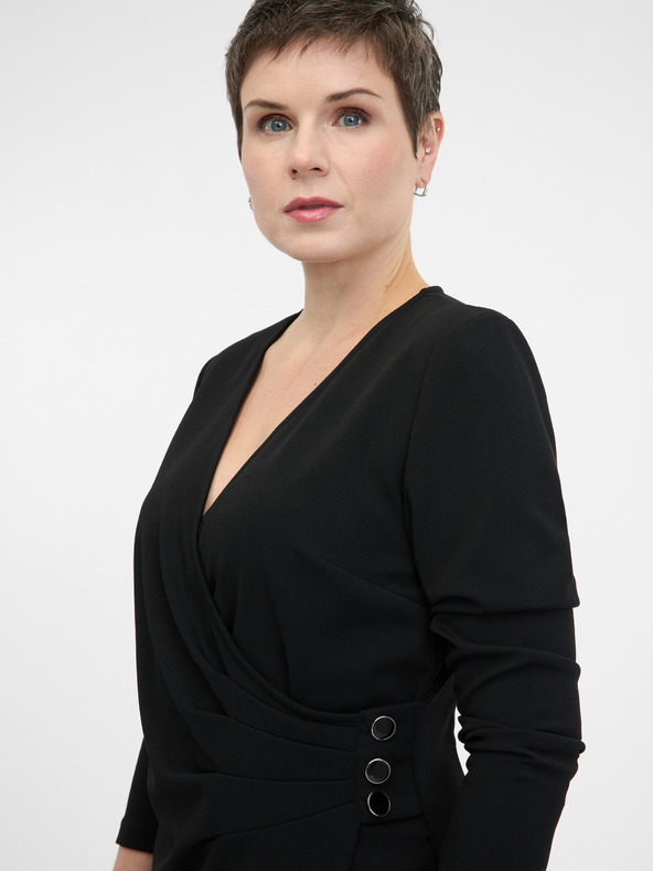 Orsay Rochie neagră până la genunchi, pentru femei ORSAY