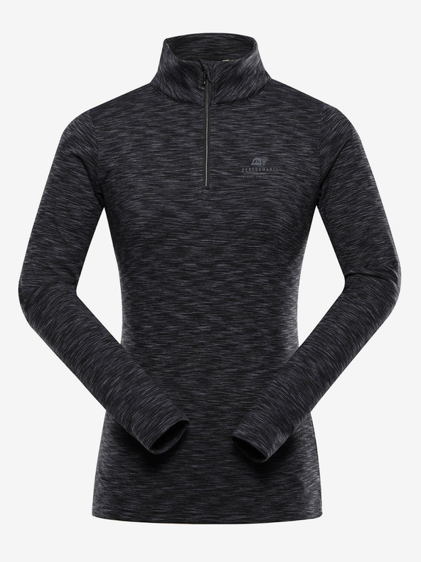 ALPINE PRO Pulover cu uscare rapidă pentru femei ALPINE PRO QADA negru