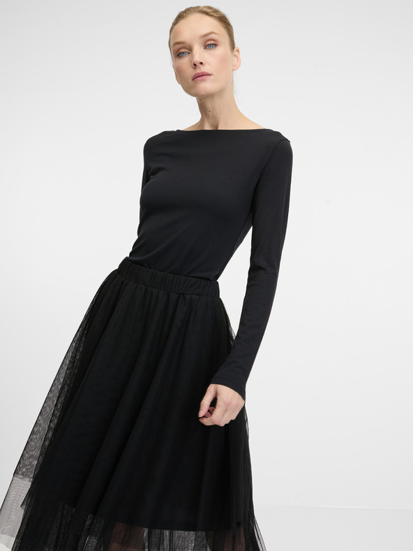 Orsay Fustă neagră pentru femei ORSAY