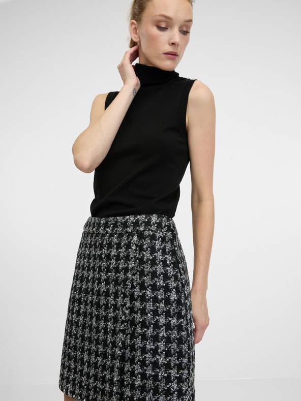 Orsay Fustă neagră pentru femei ORSAY