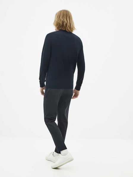 Celio Pulover de bază din lână albastru închis Celio Semerirond