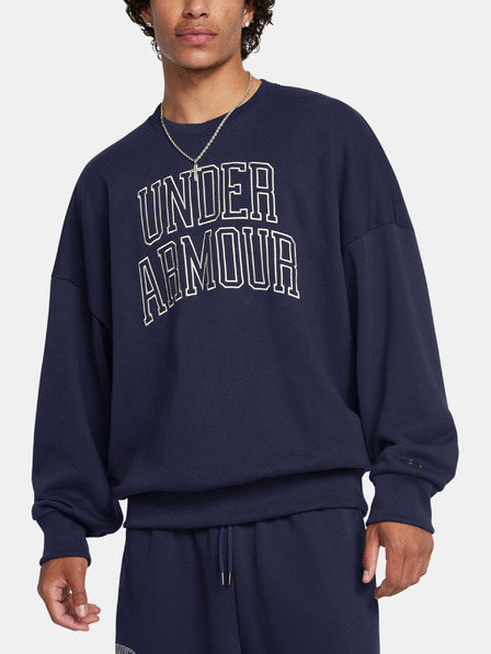 Under Armour Tricou Under Armour UA Icon HWT Terry OS Crew-BLU pentru bărbați