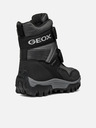 Geox Botine negre pentru băieți Geox Himalaya B ABX