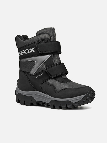Geox Botine negre pentru băieți Geox Himalaya B ABX