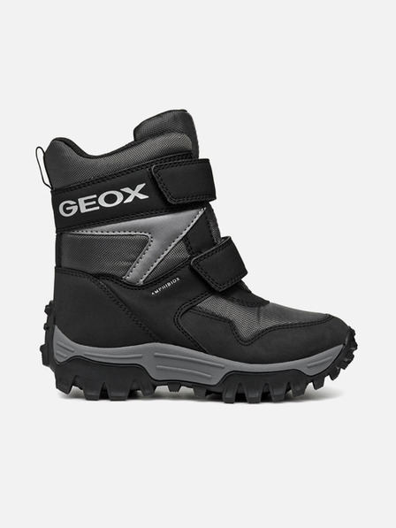 Geox Botine negre pentru băieți Geox Himalaya B ABX