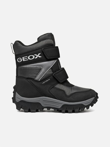 Geox Botine negre pentru băieți Geox Himalaya B ABX