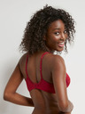 DIM Sutien de dantelă roșu pentru femei DIM GENEROUS ESSENTIEL UNDERWIRE BRA