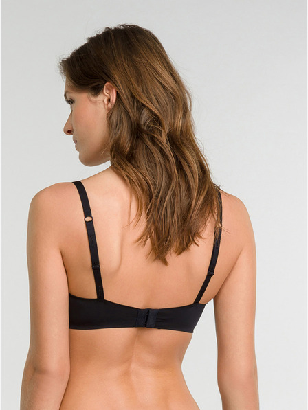 DIM Sutien pentru femei negru cu armătură Dim WIREFREE TRIANGLE PADDED BRA