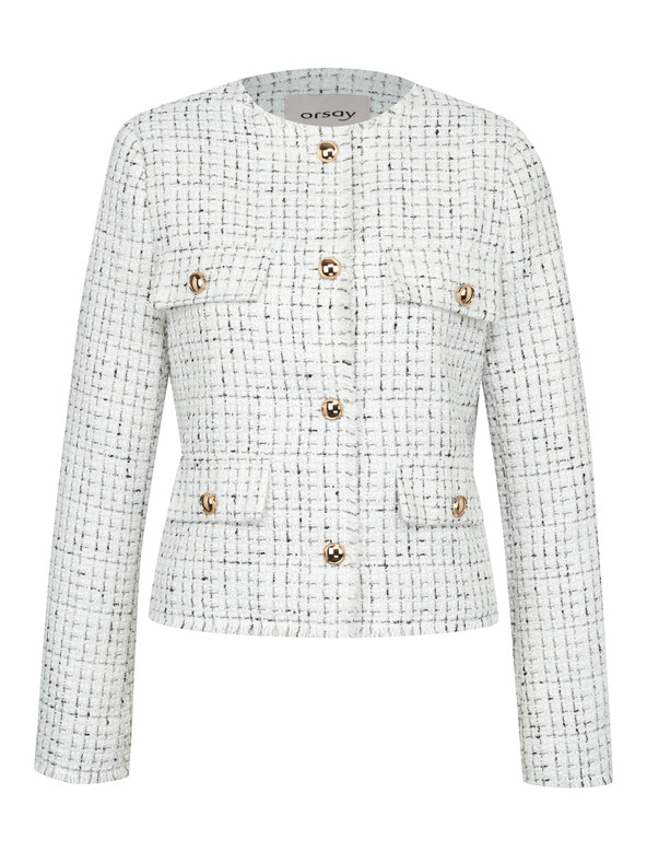 Orsay Jachetă crem pentru femei ORSAY