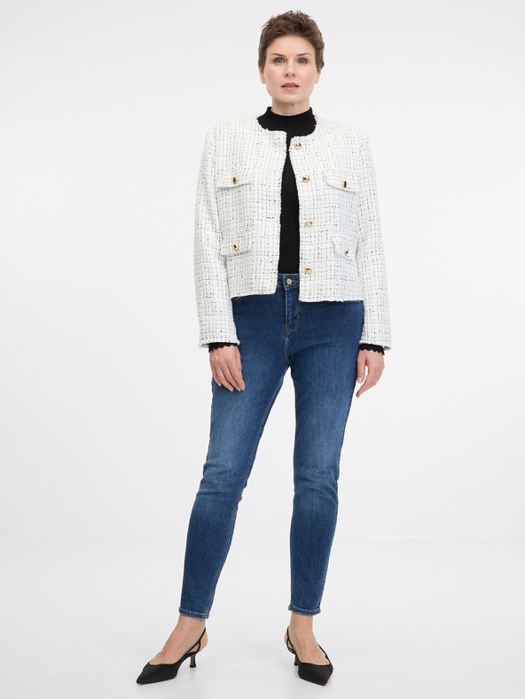 Orsay Jachetă crem pentru femei ORSAY