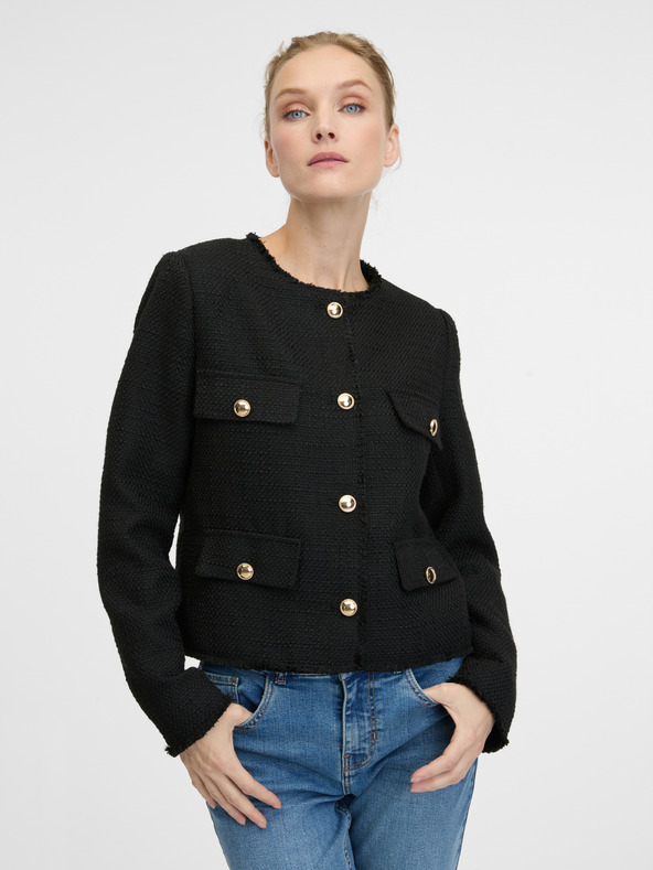 Orsay Sacou negru de damă ORSAY