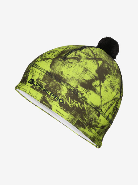 ALPINE PRO Șapcă funcțională cu pompon ALPINE PRO ABERE sulphur spring