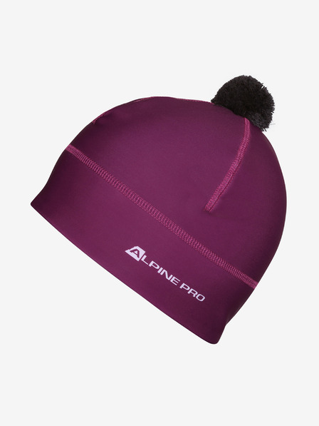 ALPINE PRO Șapcă funcțională cu pompon ALPINE PRO ABERE holyhock