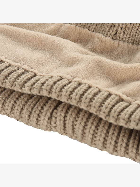 ALPINE PRO Pălărie de iarnă cu pompon ALPINE PRO GODERE piper alb