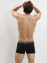 DIM Set de doi chiloți boxeri pentru bărbați, gri și negru Dim COTTON 3D FLEX AIR BOXER