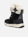 Geox Botine negre pentru fete Geox Flexiper B AB