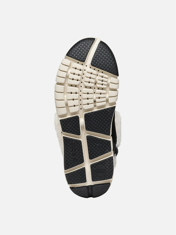 Geox Botine negre pentru fete Geox Flexiper B AB