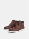 Jack & Jones Botine din piele maro pentru bărbați Jack & Jones Tubar