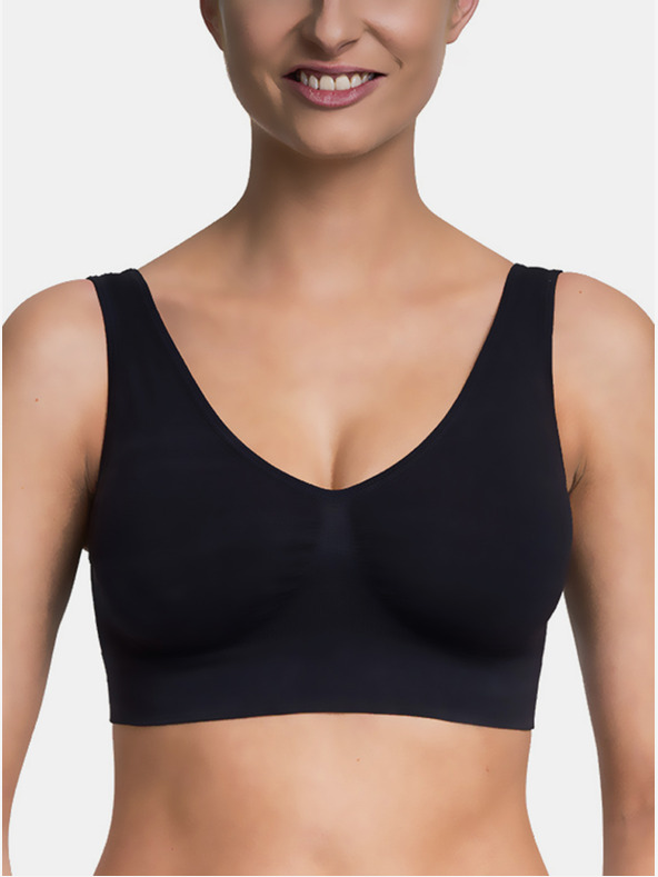 Bellinda Sutien sport negru pentru femei Bellinda EASY BRA