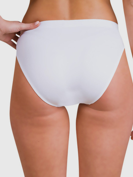 Bellinda Chiloți pentru femei albi fără cusături BELLINDA Seamless Microfibre Minislip