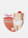 Bellinda Chiloți de damă negri cu detalii din dantelă Bellinda FANCY COTTON MINISLIP