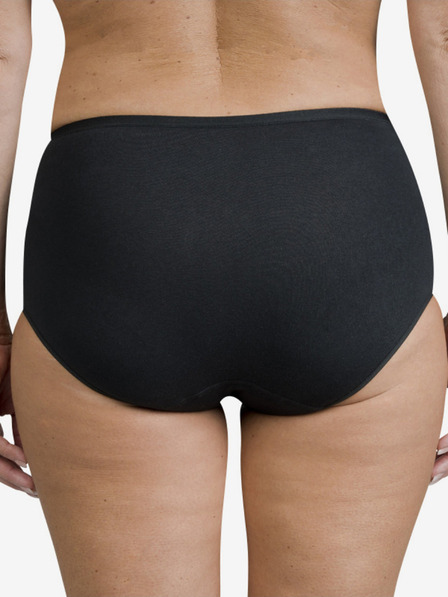 Bellinda Chiloți menstruali cu talie înaltă pentru femei Black Bellinda Hygiene Midislip